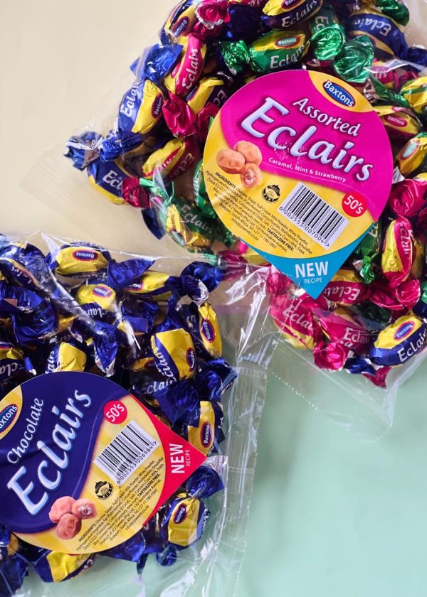 Baxton eclairs 50 in a bag