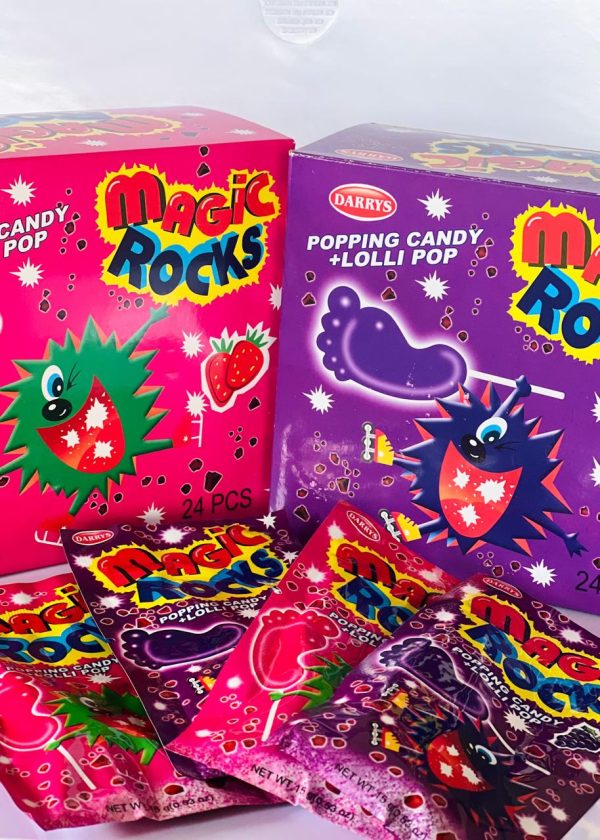 Magic rock popping candy 24 pkts in a box