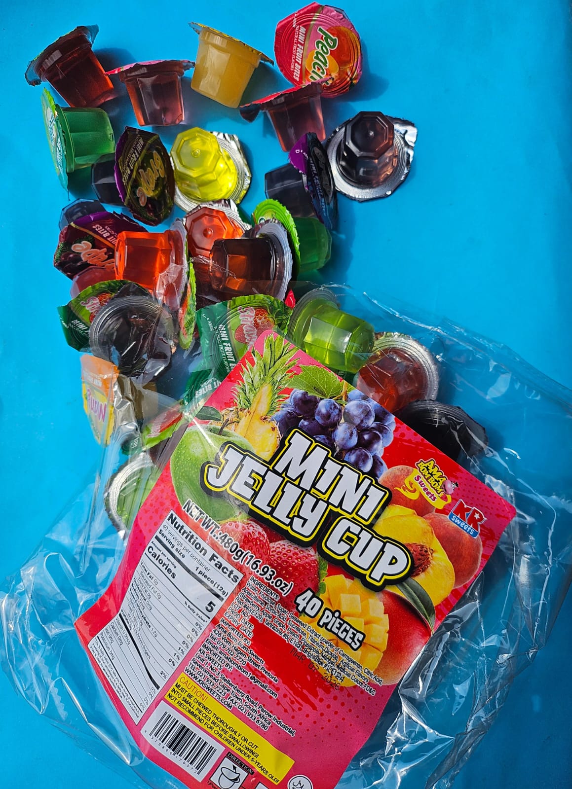 Mini Jelly Cups - Fruity Falvours by Extreme Sweets Mini Jelly Cups - Fruity Falvours by Extreme Sweets